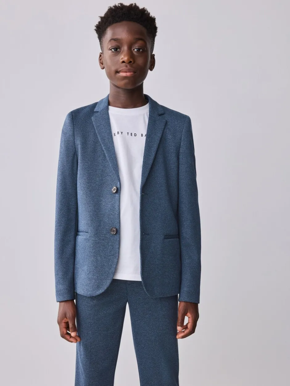 Kostuums En Herenvesten|Baker by Ted Baker Blue Jersey Suit Jacket
