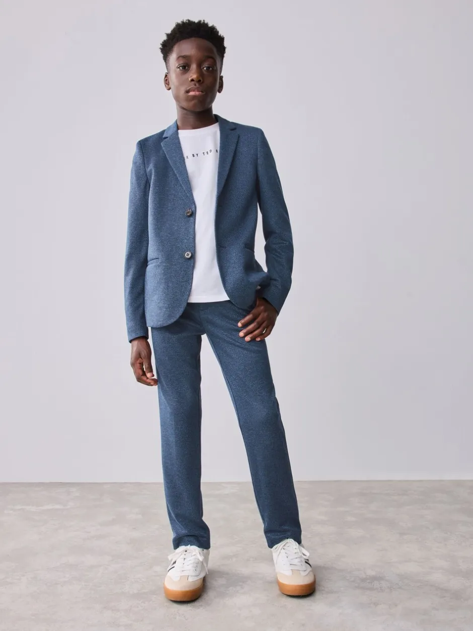 Kostuums En Herenvesten|Baker by Ted Baker Blue Jersey Suit Jacket
