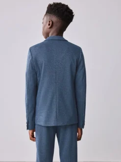 Kostuums En Herenvesten|Baker by Ted Baker Blue Jersey Suit Jacket