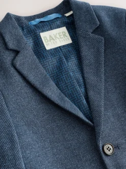Kostuums En Herenvesten|Baker by Ted Baker Blue Jersey Suit Jacket