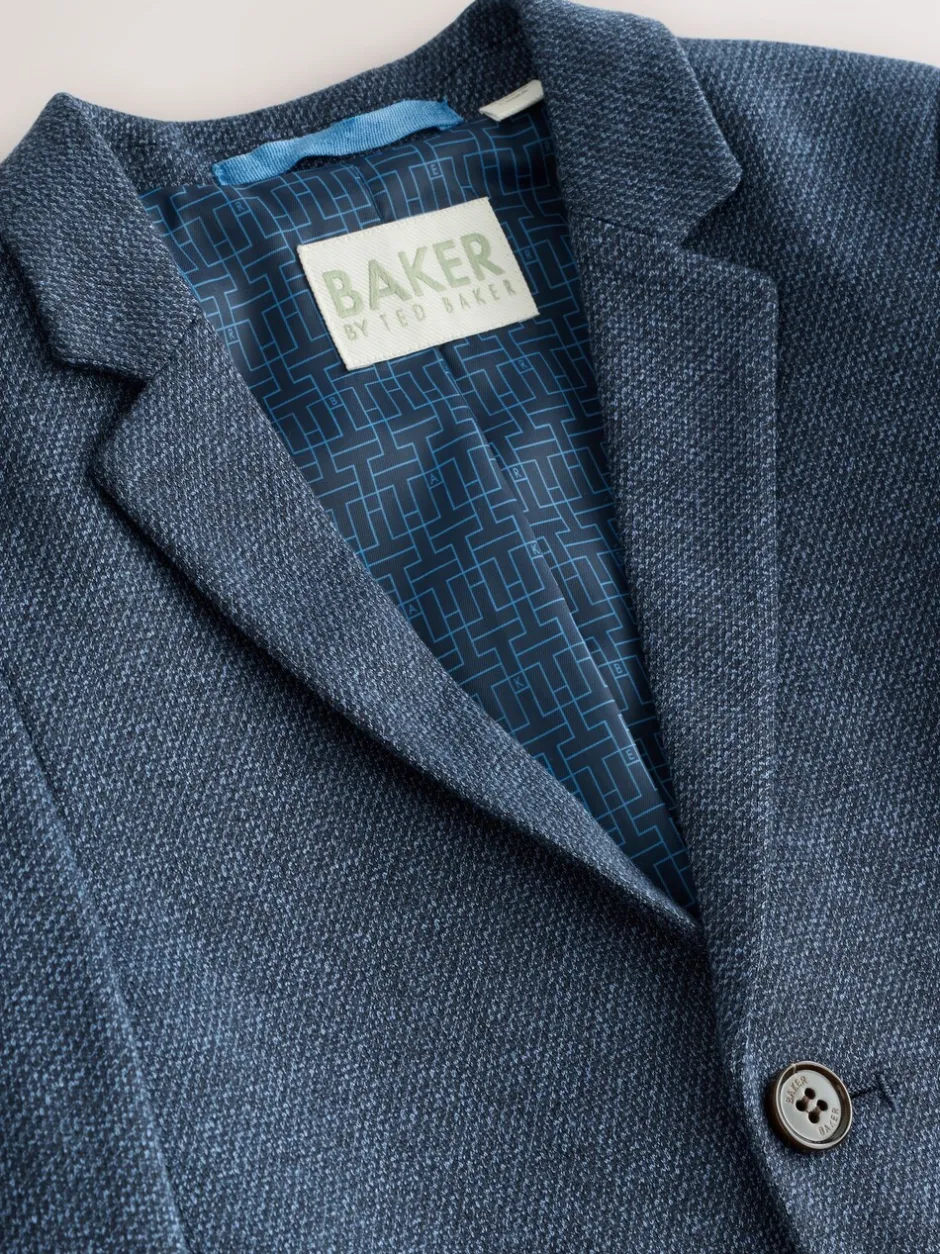 Kostuums En Herenvesten|Baker by Ted Baker Blue Jersey Suit Jacket