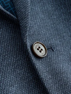 Kostuums En Herenvesten|Baker by Ted Baker Blue Jersey Suit Jacket