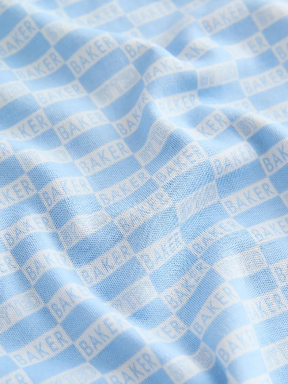 Rompertjes En Tuinbroeken|Baker by Ted Baker Blue Sleepsuits and Reversible Hat Set