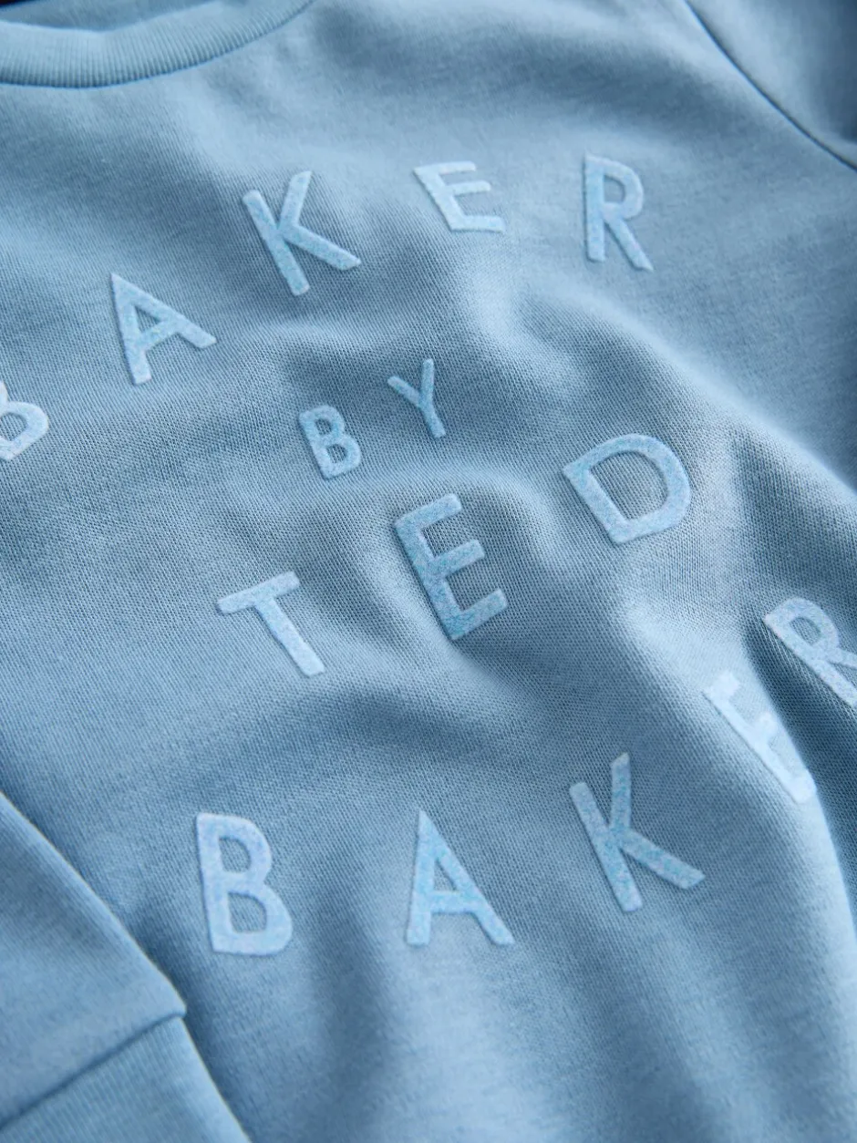 Rompertjes En Tuinbroeken|Baker by Ted Baker Blue Sleepsuits and Reversible Hat Set