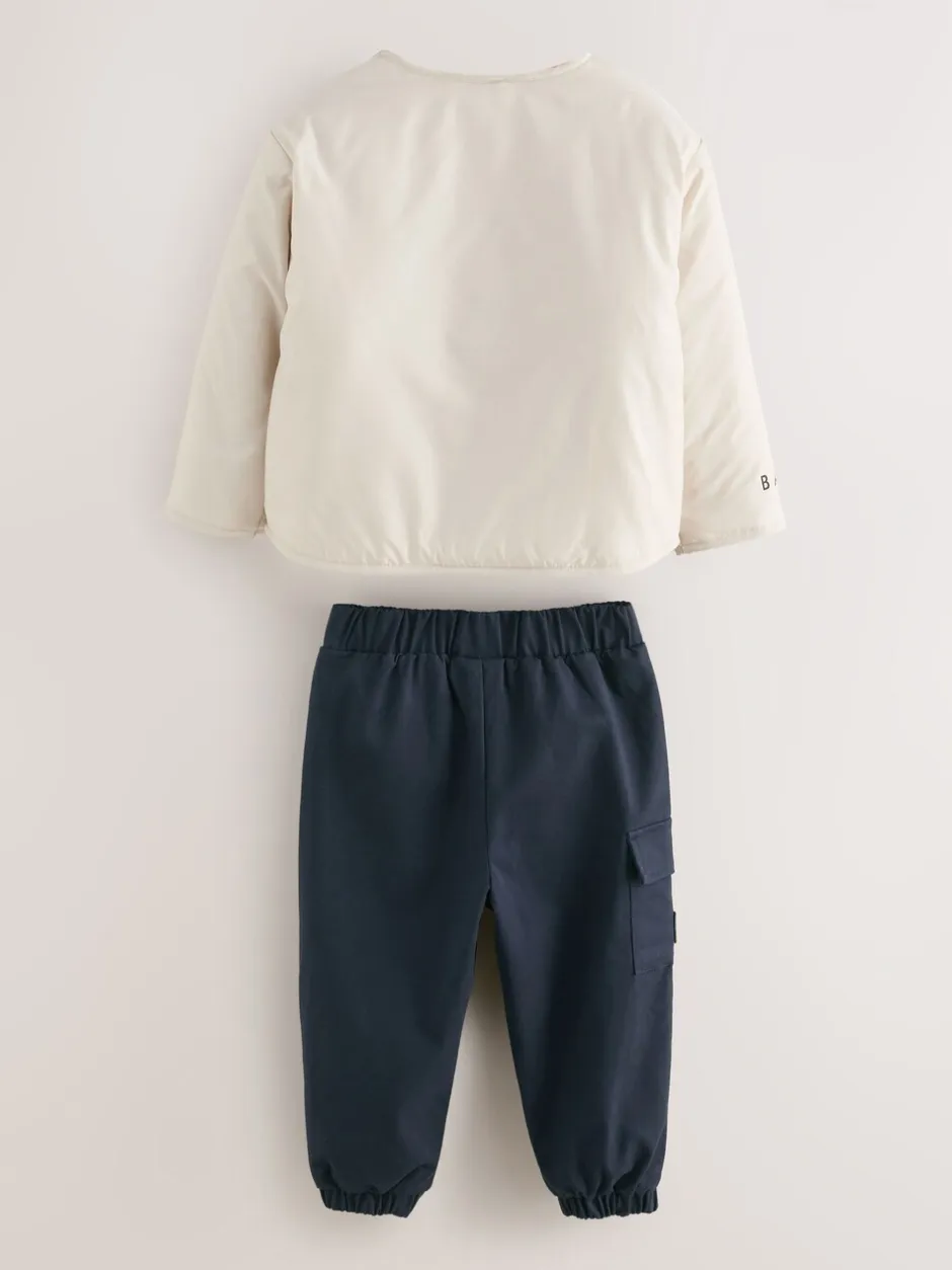 Jassen En Jacks|Broeken En Chino's|Baker by Ted Baker Bomber Jacket, T-Shirt and Joggers Set