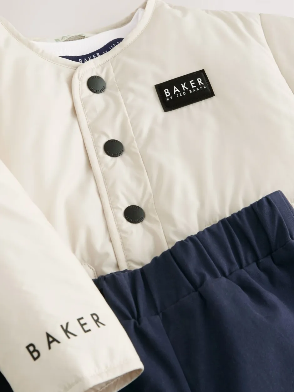 Jassen En Jacks|Broeken En Chino's|Baker by Ted Baker Bomber Jacket, T-Shirt and Joggers Set
