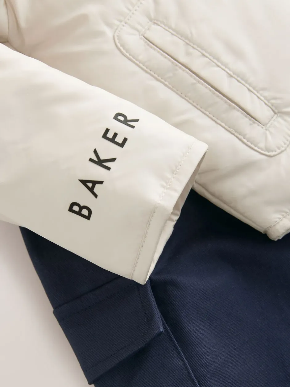 Jassen En Jacks|Broeken En Chino's|Baker by Ted Baker Bomber Jacket, T-Shirt and Joggers Set