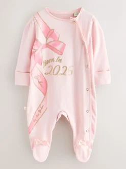 Babypakjes En Babypyjama's|Baker by Ted Baker - Born in 2026 - babypyjama met strik in roze