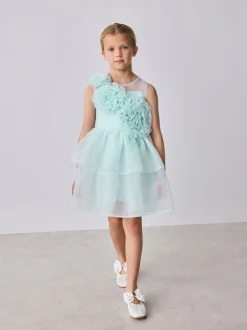 Gelegenheidskleding|Jurken|Baker by Ted Baker Corsage Organza Occasion Dress