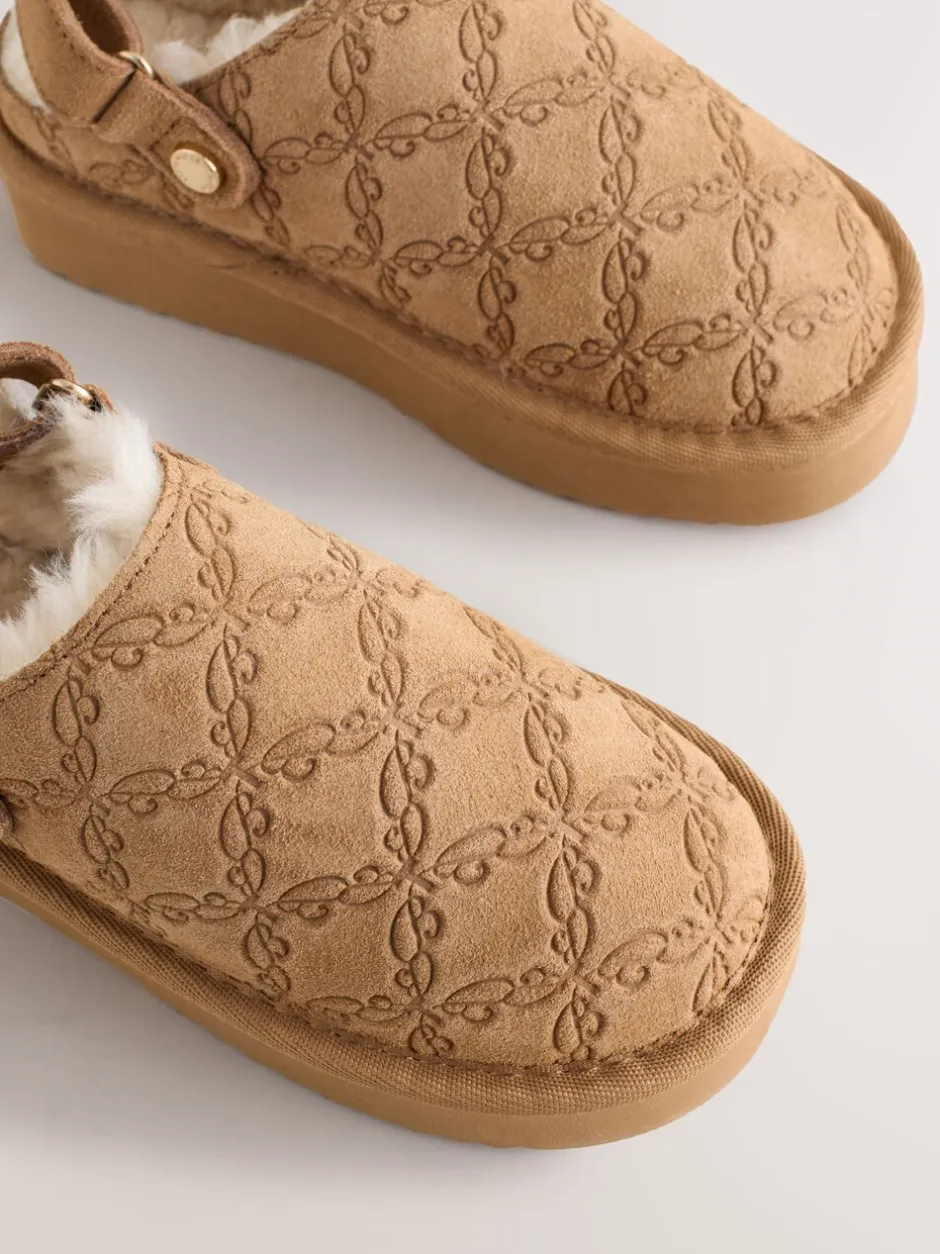 Pantoffels|Baker by Ted Baker Meisjes Slingback Muiltjes Klomp Pantoffels