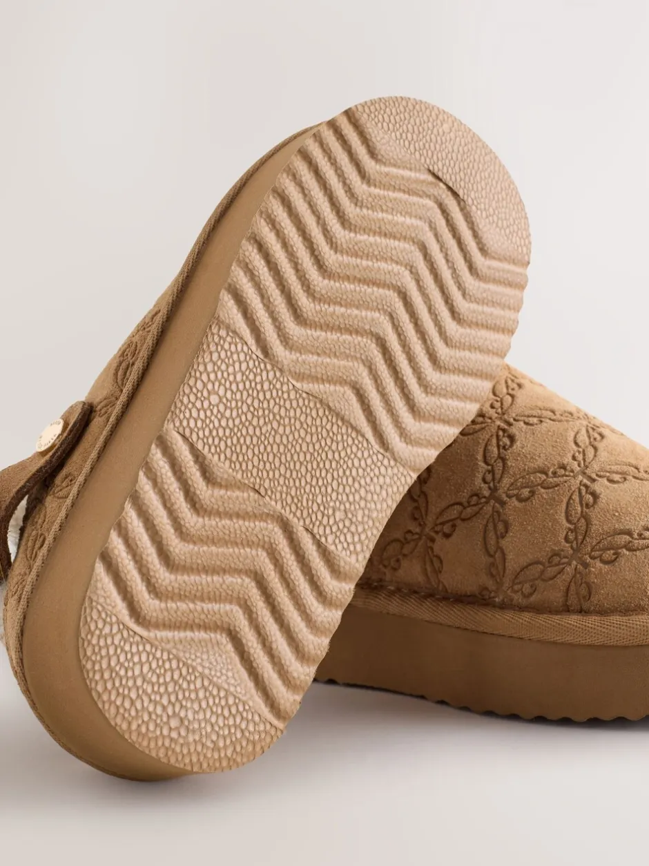 Pantoffels|Baker by Ted Baker Meisjes Slingback Muiltjes Klomp Pantoffels
