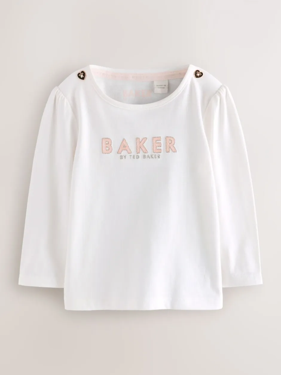 Jumpsuits En Playsuits|Baker by Ted Baker Pink Jacquard Bow Dungarees & T-Shirt Set