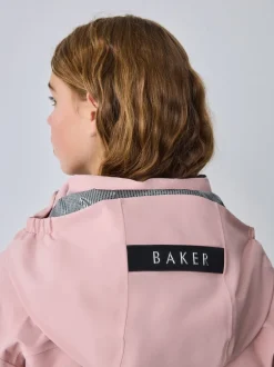 Jassen En Jacks*Baker by Ted Baker Pink Waterproof Belted Padded Ski Jacket