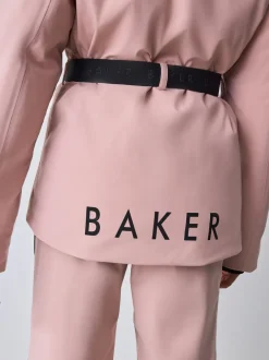 Jassen En Jacks*Baker by Ted Baker Pink Waterproof Belted Padded Ski Jacket
