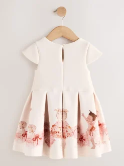 Gelegenheidskleding|Jurken*Next - Scuba Occasion Dress (3mths-7yrs) Balletroze