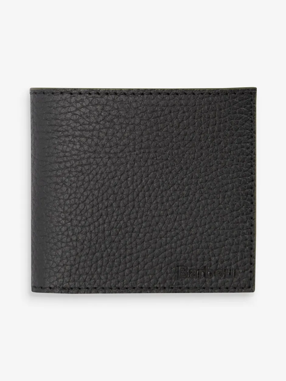 Portemonnees|Barbour ® Grain leren bifold portemonnee
