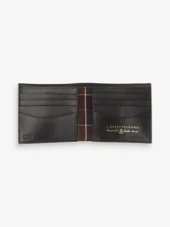Portemonnees|Barbour ® Grain leren bifold portemonnee