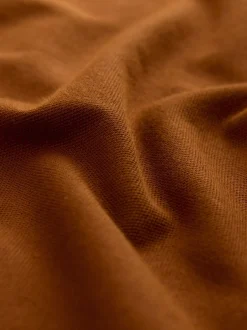 Poloshirts*Next Barnsteenoranje - Normale Pasvorm - Piqué poloshirt met korte mouwen