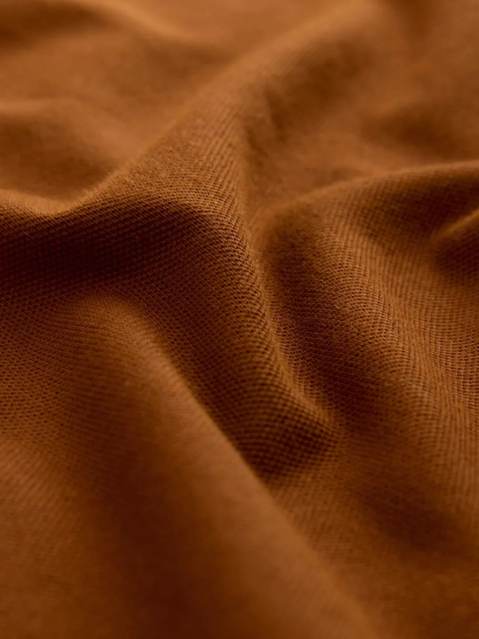Poloshirts*Next Barnsteenoranje - Normale Pasvorm - Piqué poloshirt met korte mouwen