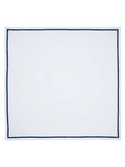 Tafellinnen En Placemats *Bedeck of Belfast Set of 4 Saja 100% Cotton Napkins Marineblauw