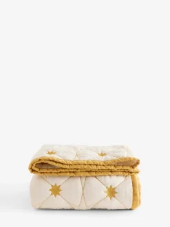 Kussentjes En Plaids|Kussentjes En Plaids|Next Bedsprei met geborduurde sterren