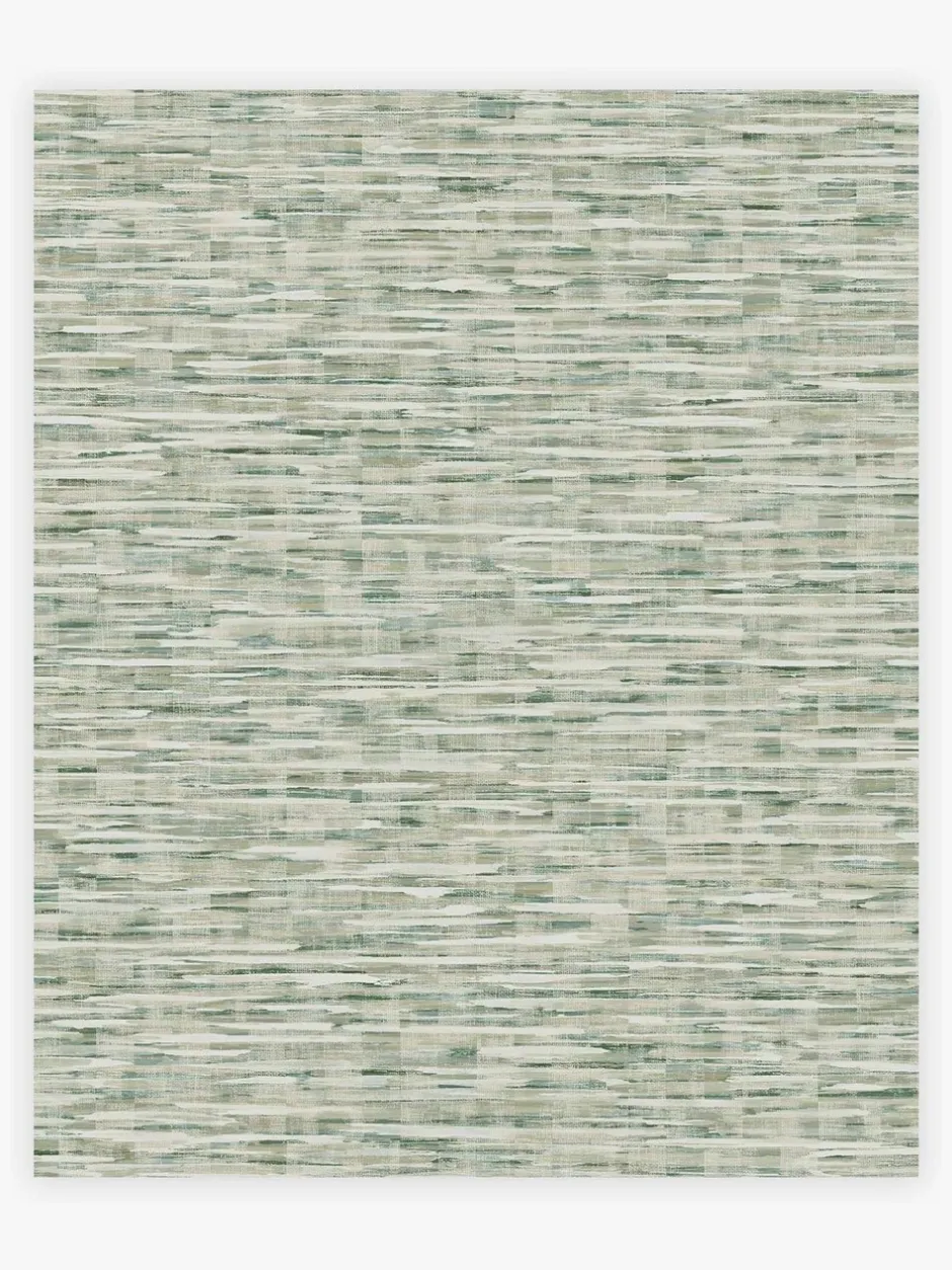 Behang|Next Behang 10 m met abstract aquarelmotief Groen
