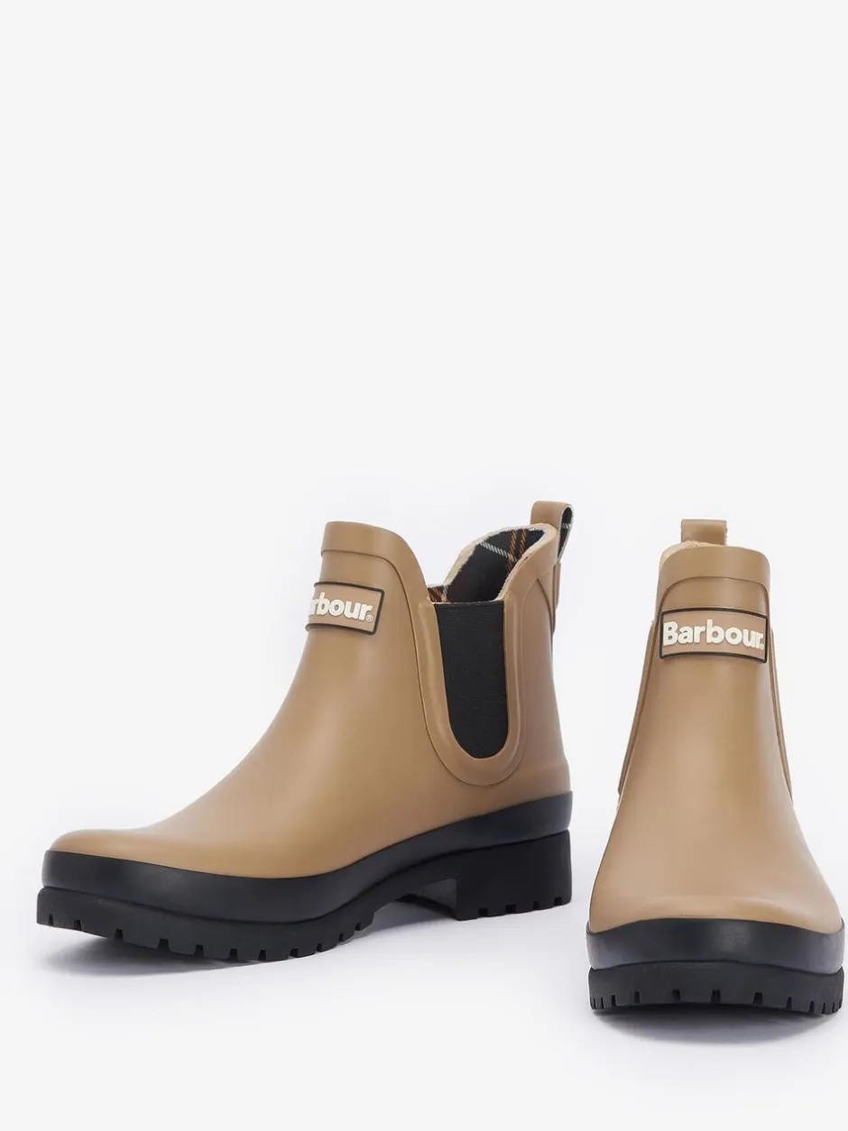 Laarzen|Barbour - ® Mallow Chelsea Wellington laarzen Beige