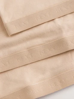 Alle Ondergoed|Next Beige - Set van 3 crop tops met diepe ronde hals (5 - 16 jr)
