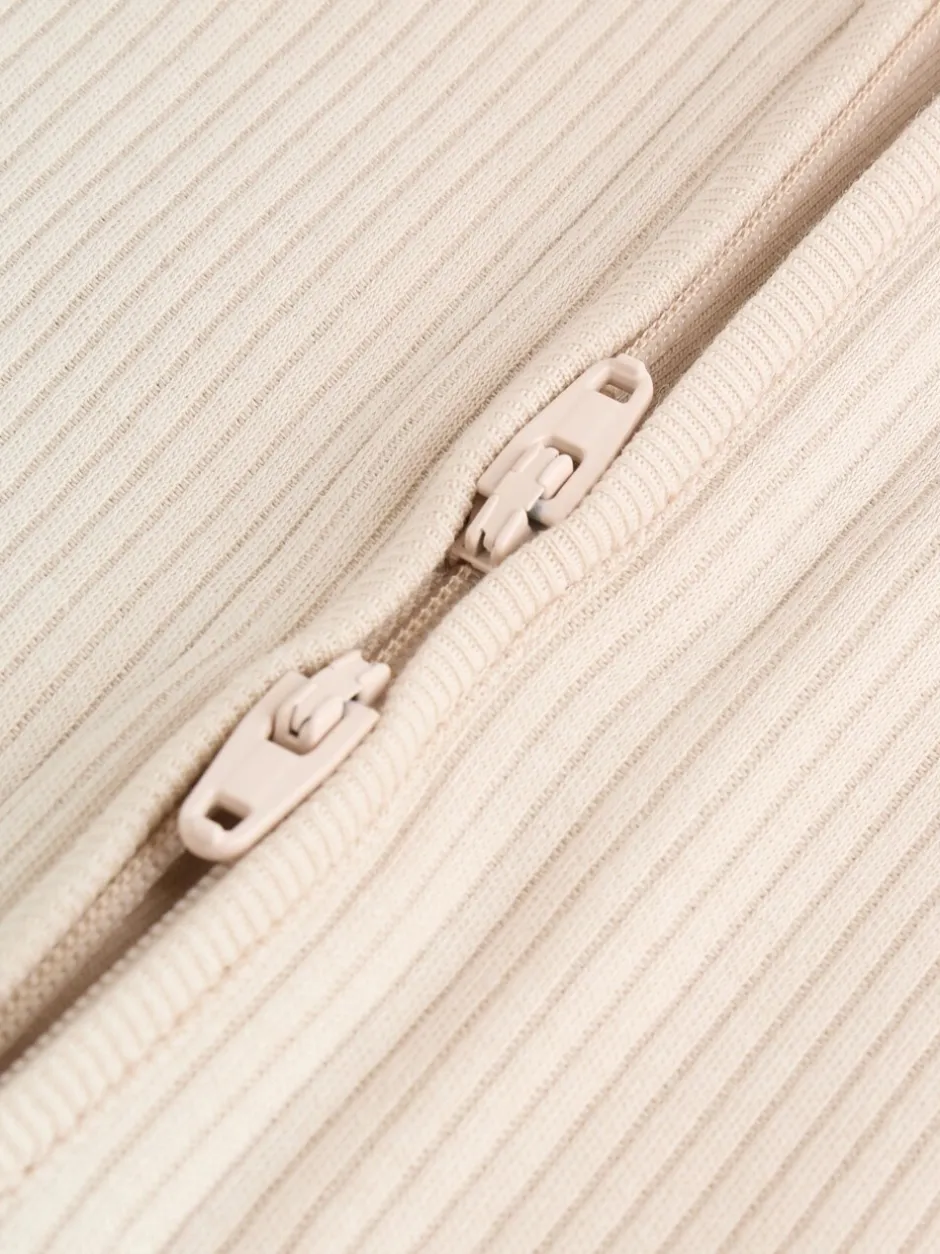 Multipacks|Babypakjes En Babypyjama's|Next Beige - Verpakking van 3 babypyjama's met tweewegrits (0-2jr)