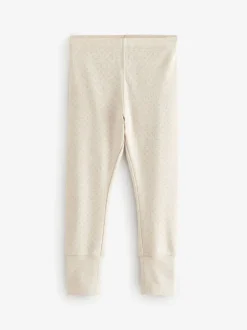 Alle Ondergoed|Schoolkleding*Next - Thermische leggings (2-16jaar) Beigebruin/wit