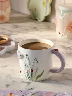 Mokken En Koppen|Tafelgerei*Next Beker met bloemen en wilde dieren