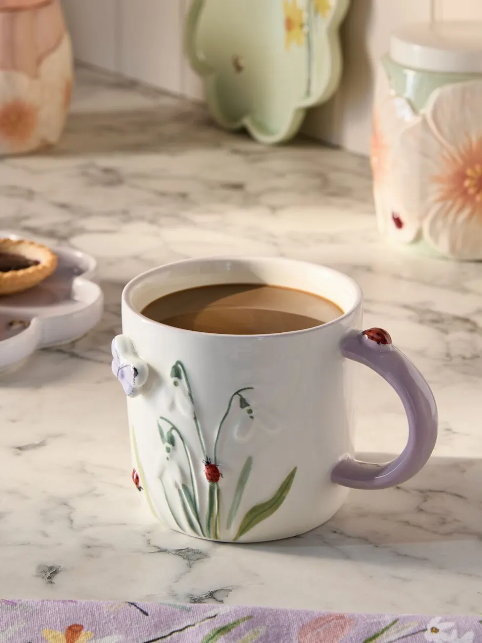 Mokken En Koppen|Tafelgerei*Next Beker met bloemen en wilde dieren