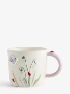 Mokken En Koppen|Tafelgerei*Next Beker met bloemen en wilde dieren