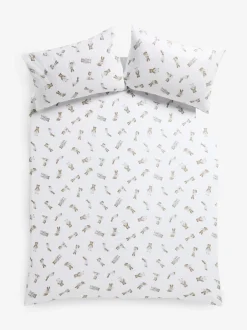 Beddenlakens En Kussenslopen*Next Bertie Bear and Rosie Rabbit Fitted Sheet and Pillowcase Set