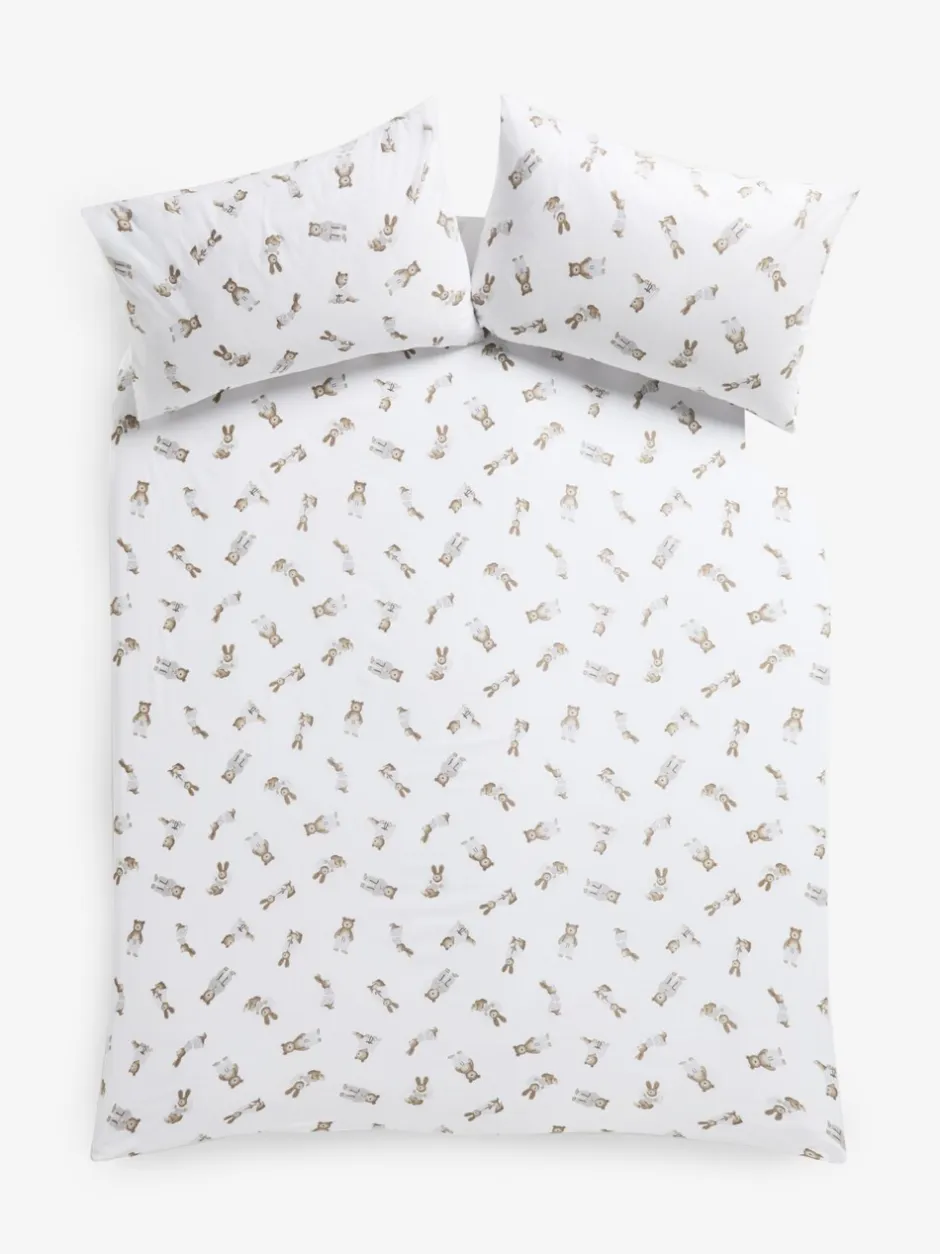 Beddenlakens En Kussenslopen*Next Bertie Bear and Rosie Rabbit Fitted Sheet and Pillowcase Set