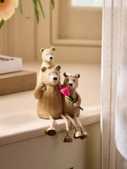 Decoraties*Next Bertie Bear Dangly Legs Family Ornament