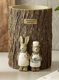 Keukenopslag*Next Bertie Bear en Rosie - Keukengereipot met konijn