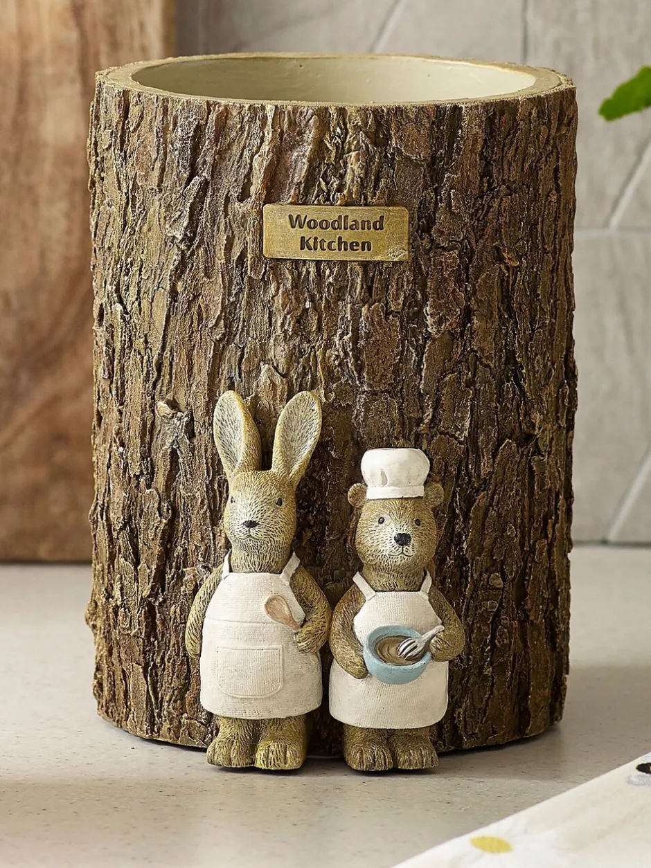 Keukenopslag*Next Bertie Bear en Rosie - Keukengereipot met konijn