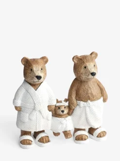 Decoraties|Next Bertie Bear Family Bathroom Ornament