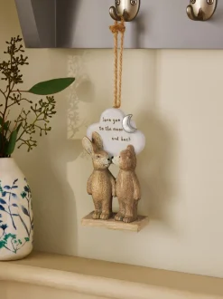 Decoraties*Next Bertie The Bear Love You To The Moon hangdecoratie