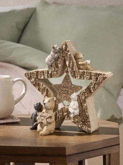 Decoraties*Next Bertie The Bear Shining Star Ornament