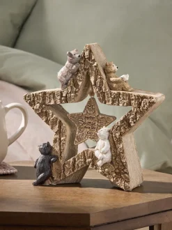 Decoraties*Next Bertie The Bear Shining Star Ornament