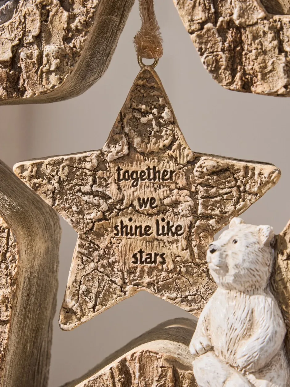 Decoraties*Next Bertie The Bear Shining Star Ornament