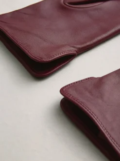 Mutsen, Handschoenen En Sjaals*Next Bessenrood - Leren handschoenen