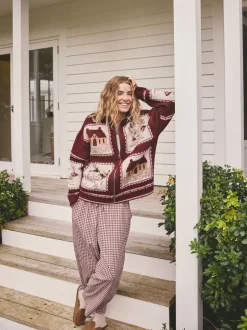 Gebreide Kleding|Next Bessenroze - House Knit Cardigan