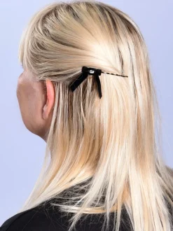 Haaraccessoires|Bibi Bijoux 2 Pack Black Bow Hair Grips