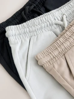 Shorts|Shorts*Next - Verpakking van 3 jersey shorts (3mnd -7jr) Black/Cement/ Grey