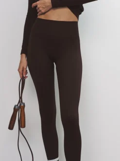 Leggings En Joggingbroeken*The Set - 3 Pack Active Ribbed Legging Black/Chocolate Brown/Khaki