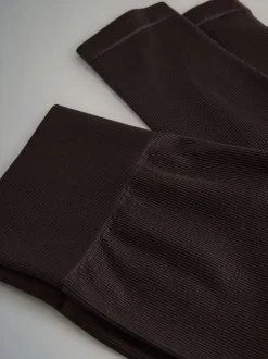 Leggings En Joggingbroeken*The Set - 3 Pack Active Ribbed Legging Black/Chocolate Brown/Khaki