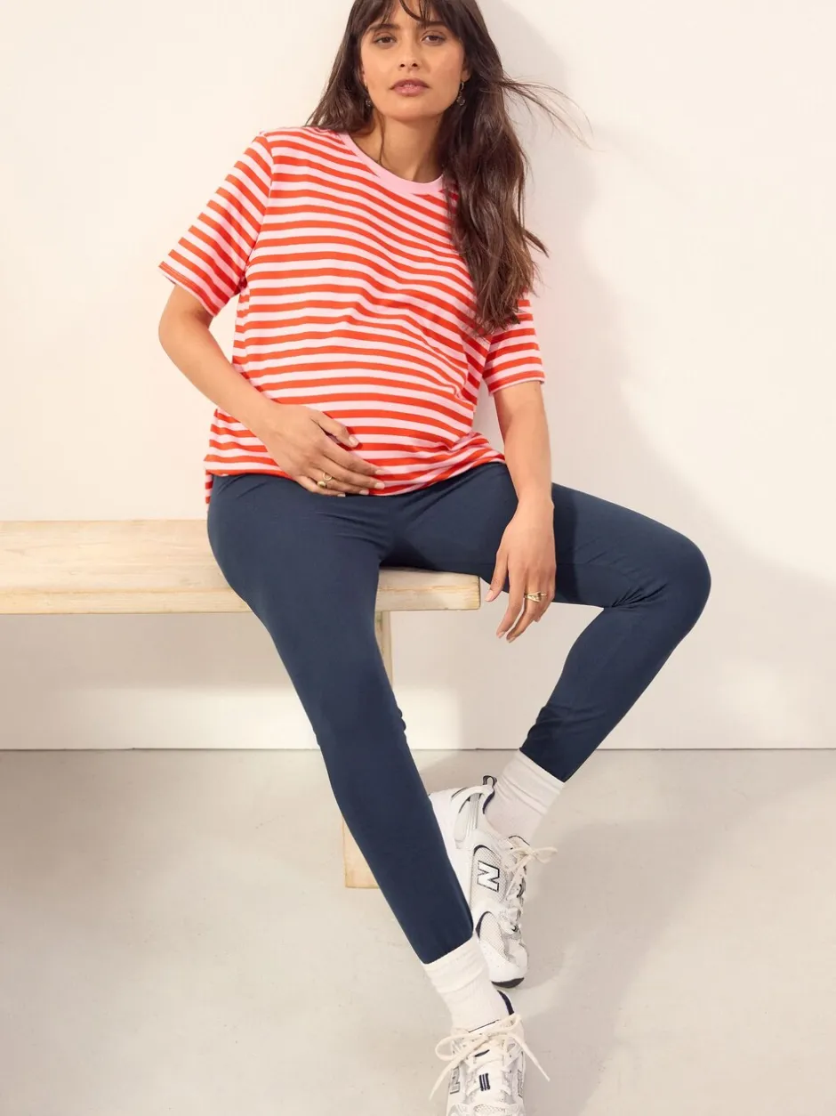 Leggings En Joggingbroeken|Moederschap|Next Black/Navy Blue/Brown - 3 Zwangerschapsleggings